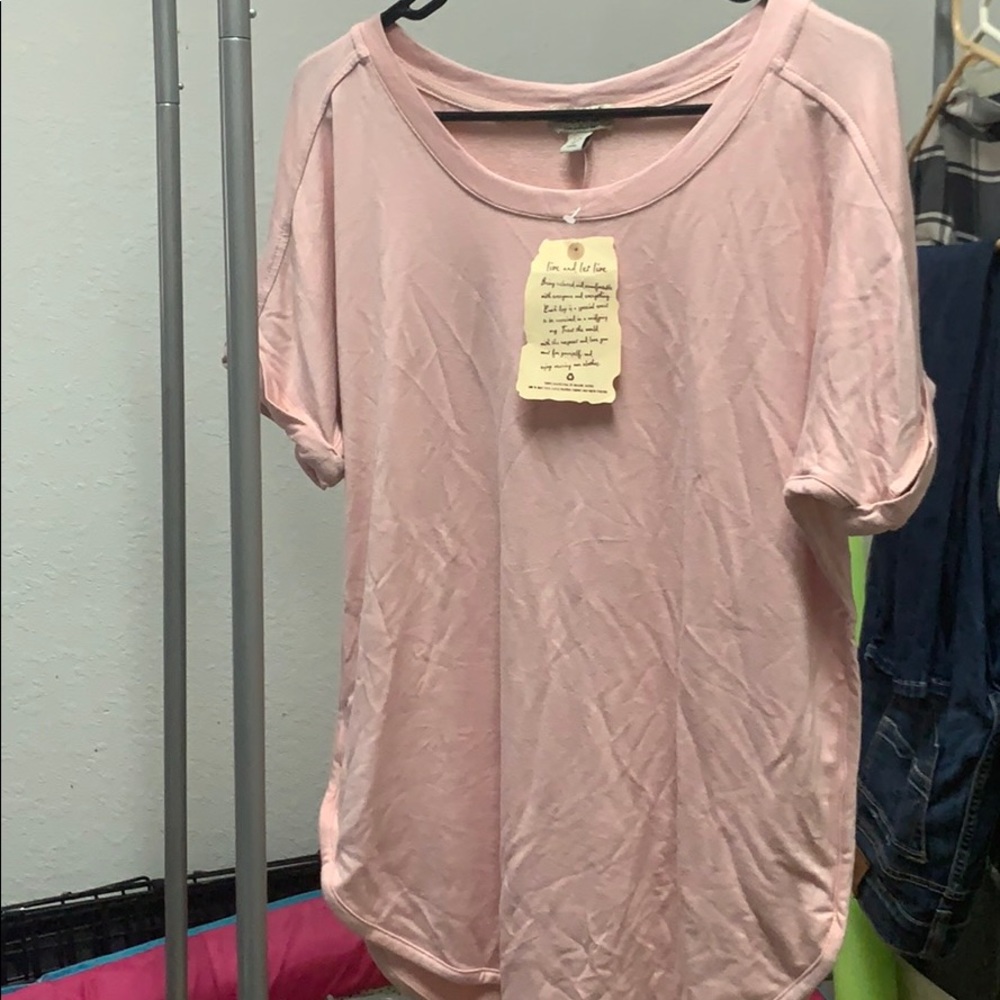 One World Short Sleeve Top size Large